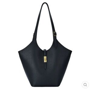 Miztique Isabelle Scoop Neck Tote with Pouch - Black